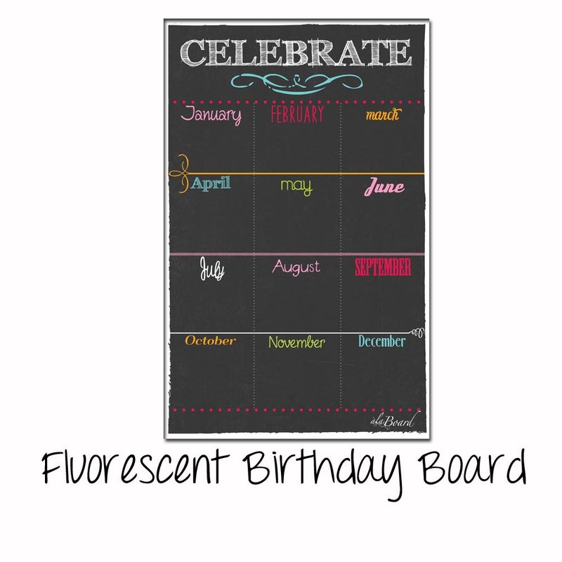 ala Board Magnetic Birthday Dry Erase Calendar White Color, Birthdays to Remember- Magnetic Calendar for Refrigerator, Birthday Calendar. - Image 3